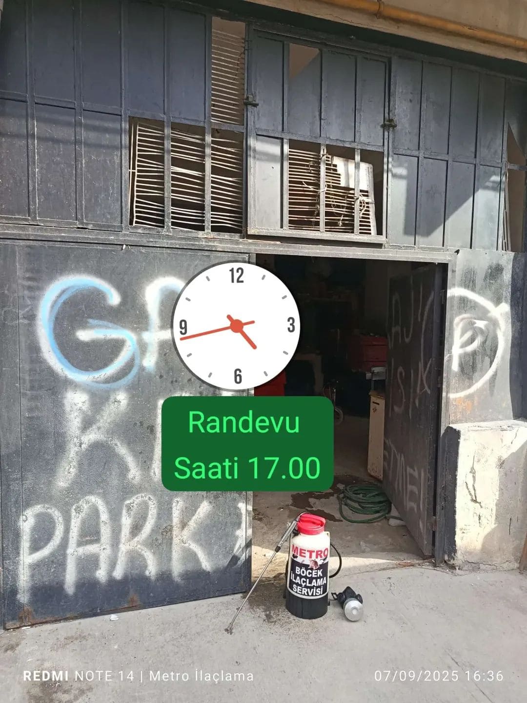 Metro Böcek İlaçlama Randevu Uygulaması 13